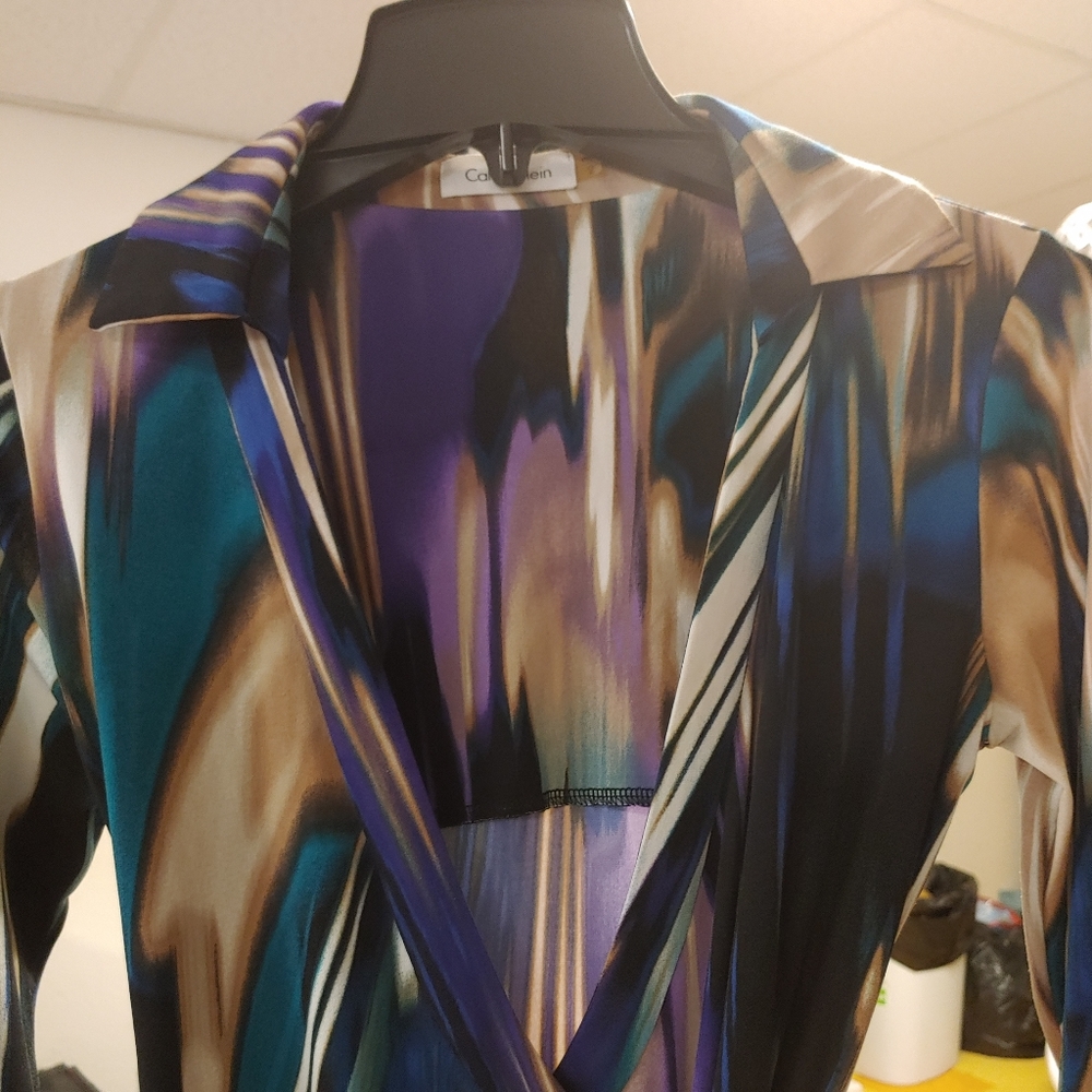 Calvin Klein Wrap around dress